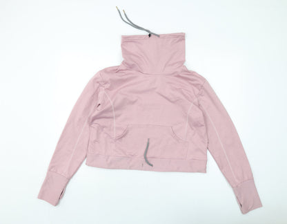 Savannah Miller Womens Pink Polyester Pullover Sweatshirt Size L Pullover