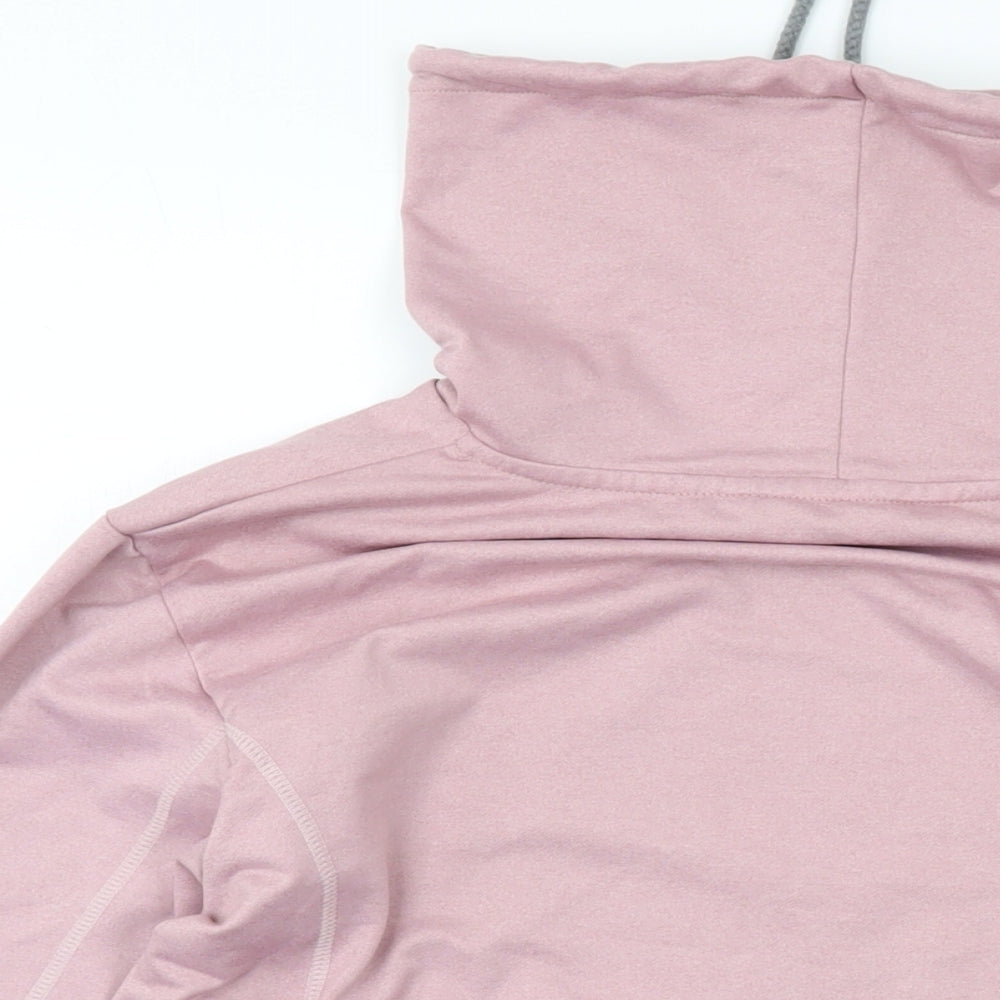 Savannah Miller Womens Pink Polyester Pullover Sweatshirt Size L Pullover