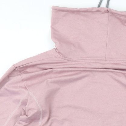 Savannah Miller Womens Pink Polyester Pullover Sweatshirt Size L Pullover