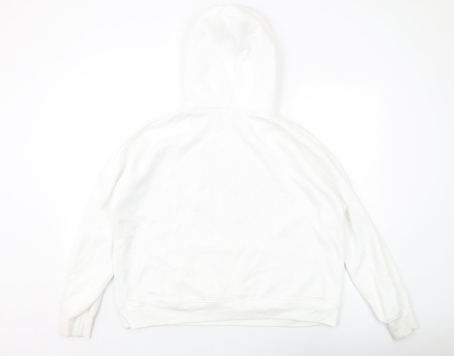 Playboy Womens White Polyester Pullover Hoodie Size 10 Pullover