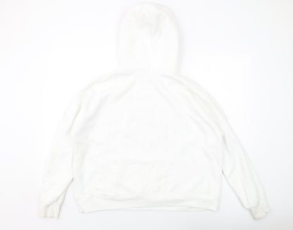 Playboy Womens White Polyester Pullover Hoodie Size 10 Pullover