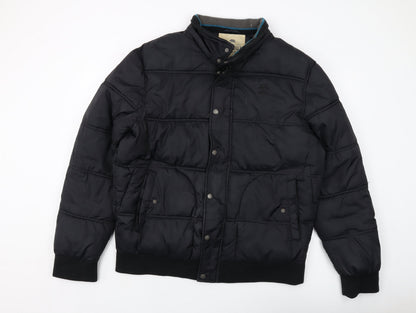 Mens UK Size XL Southern California Black Puffer Jacket