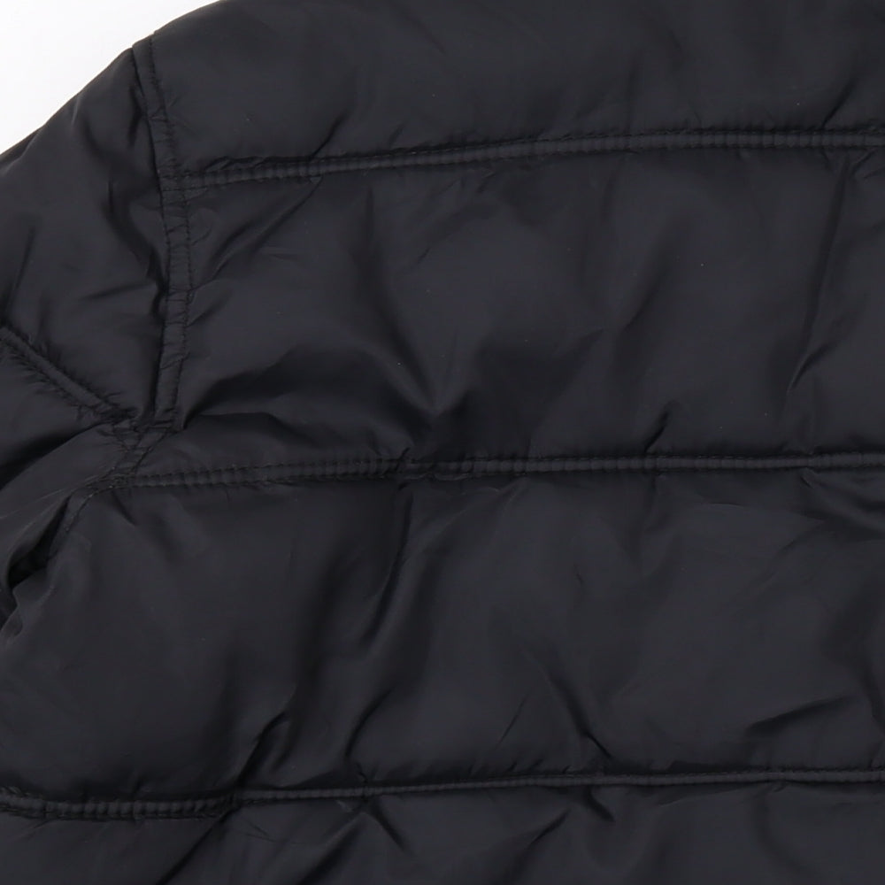 Mens UK Size XL Southern California Black Puffer Jacket