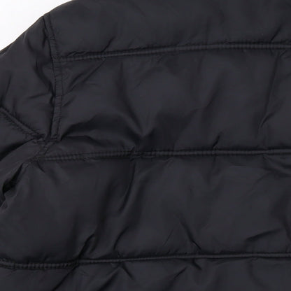Mens UK Size XL Southern California Black Puffer Jacket