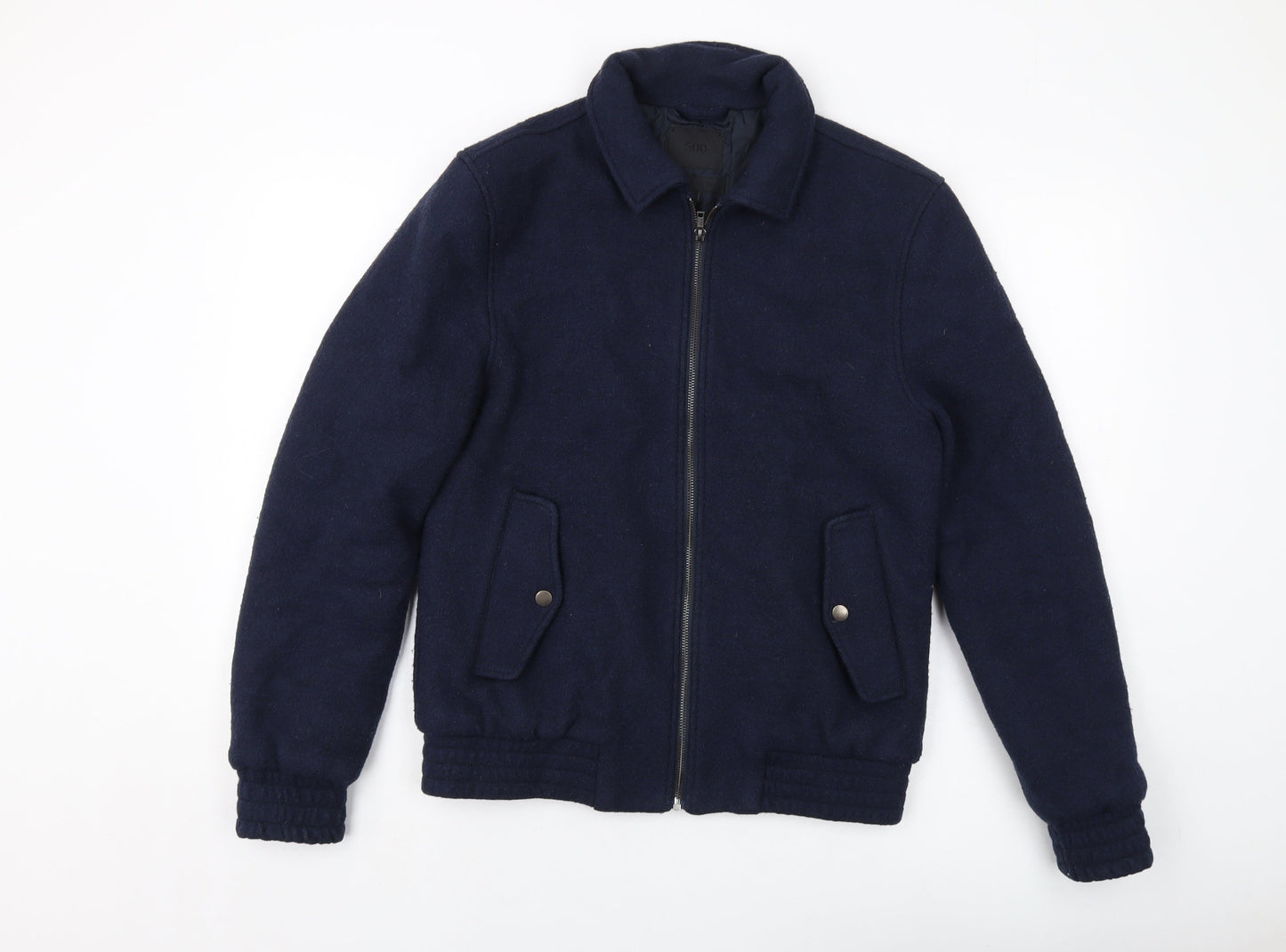 Mens UK Size S Maison Cinqcent Blue Bomber Jacket