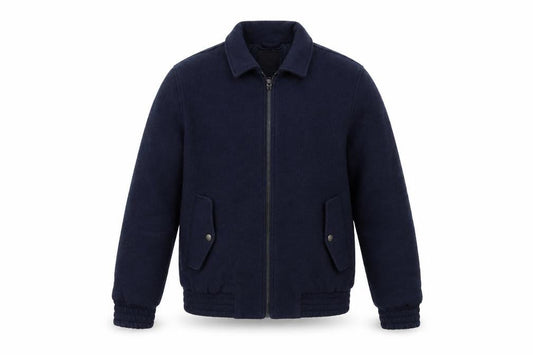 Mens UK Size S Maison Cinqcent Blue Bomber Jacket