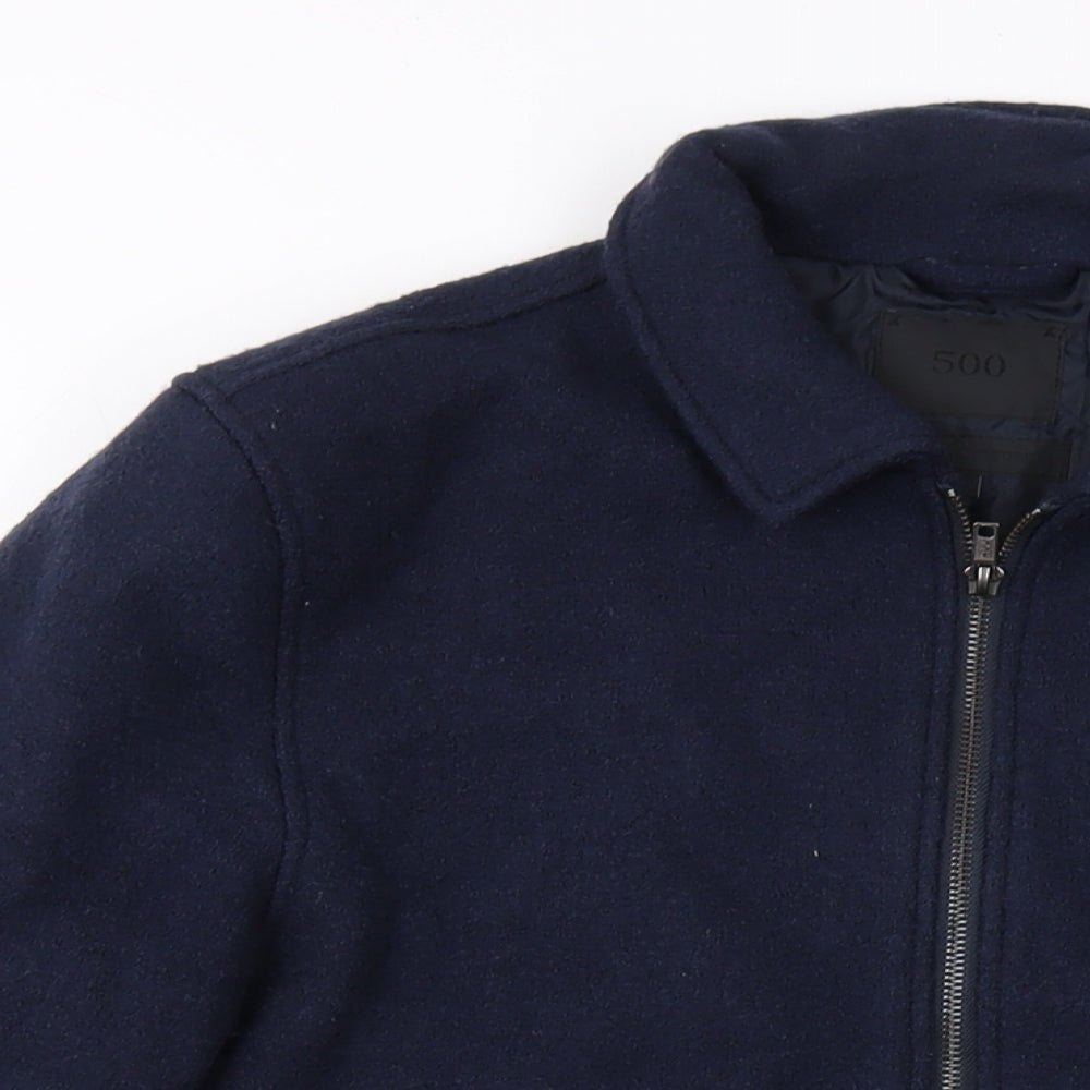 Mens UK Size S Maison Cinqcent Blue Bomber Jacket