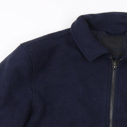Mens UK Size S Maison Cinqcent Blue Bomber Jacket