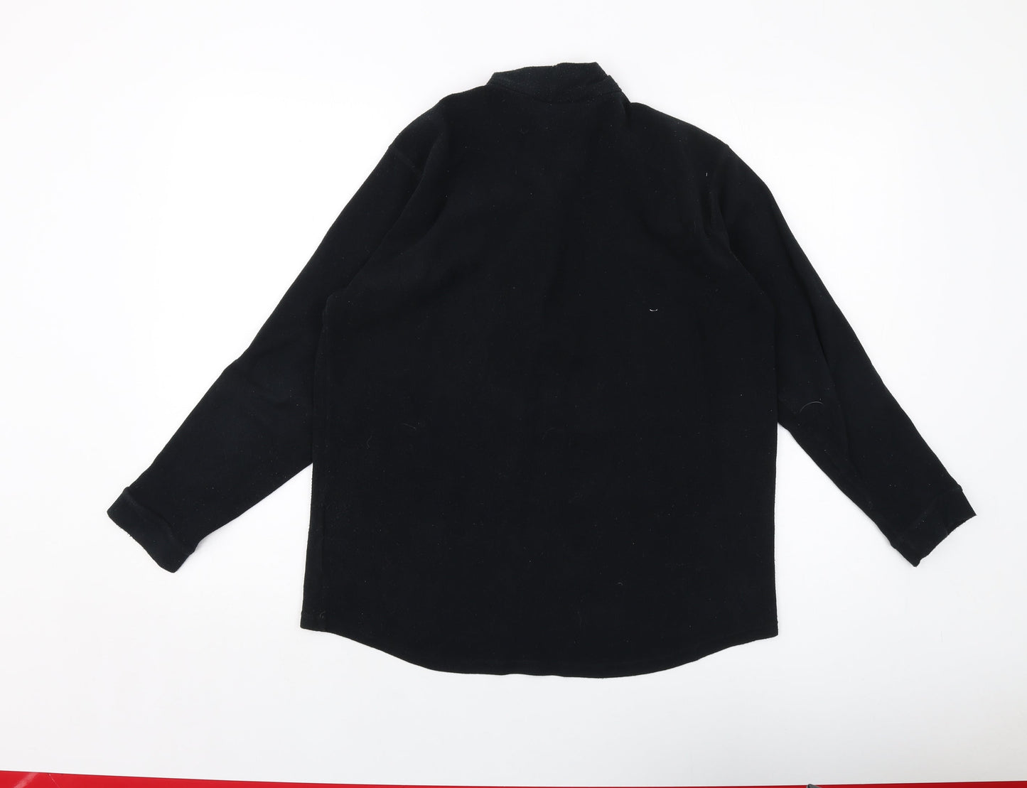 Rohan Womens Black Polyester Pullover Sweatshirt Size L Zip