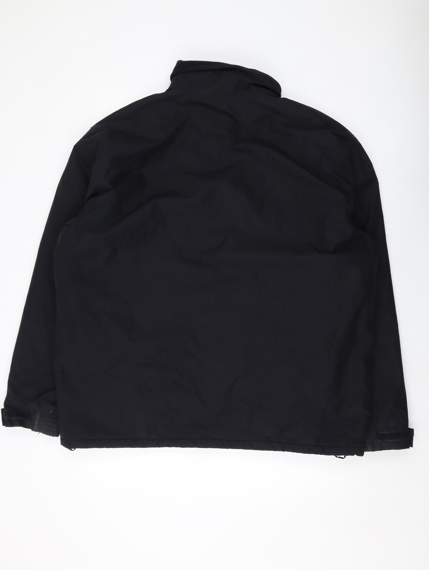 Armando Mens Black Jacket Size L Zip