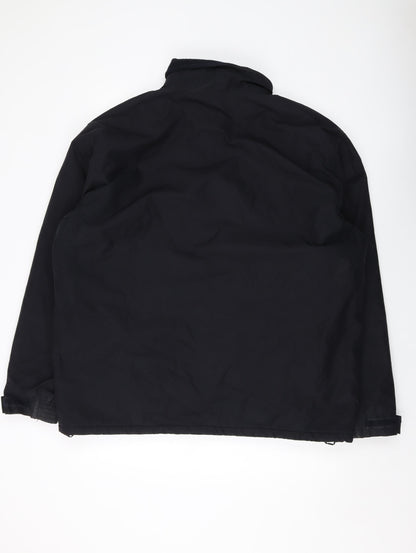 Armando Mens Black Jacket Size L Zip