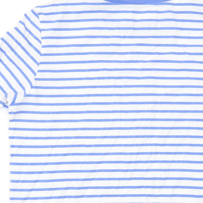 Womens UK Size M Selected Femme Blue Basic T-Shirt