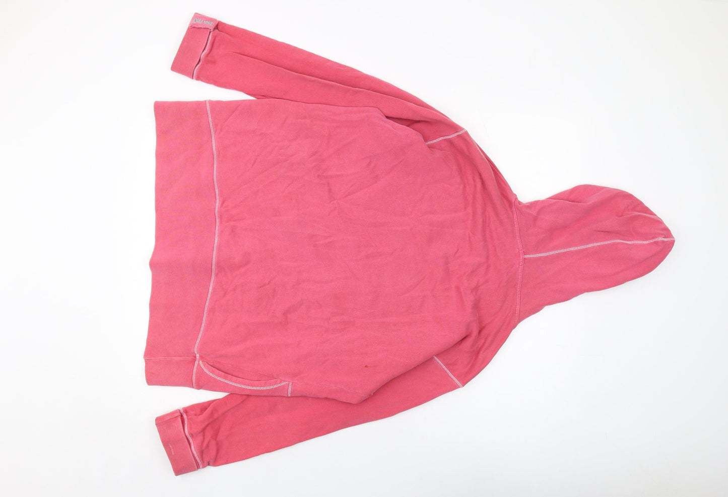 USA Pro Womens Pink Cotton Full Zip Hoodie Size M Zip