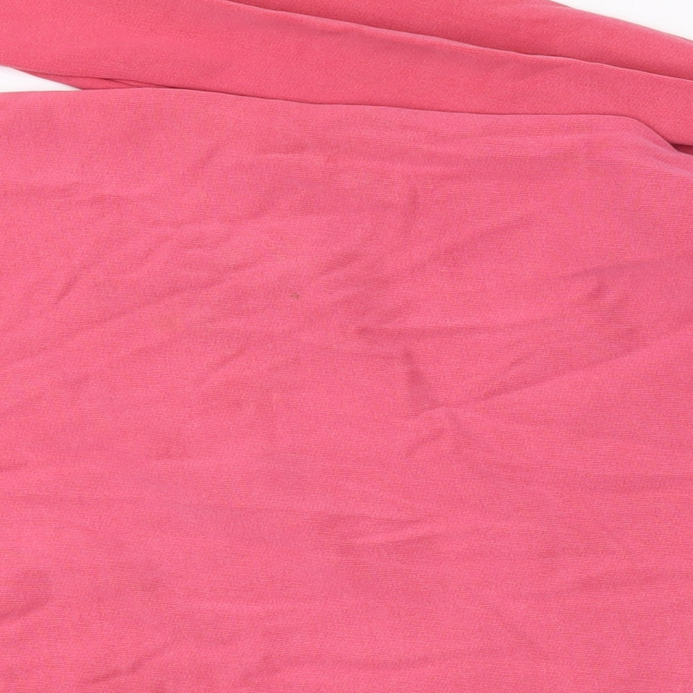 USA Pro Womens Pink Cotton Full Zip Hoodie Size M Zip