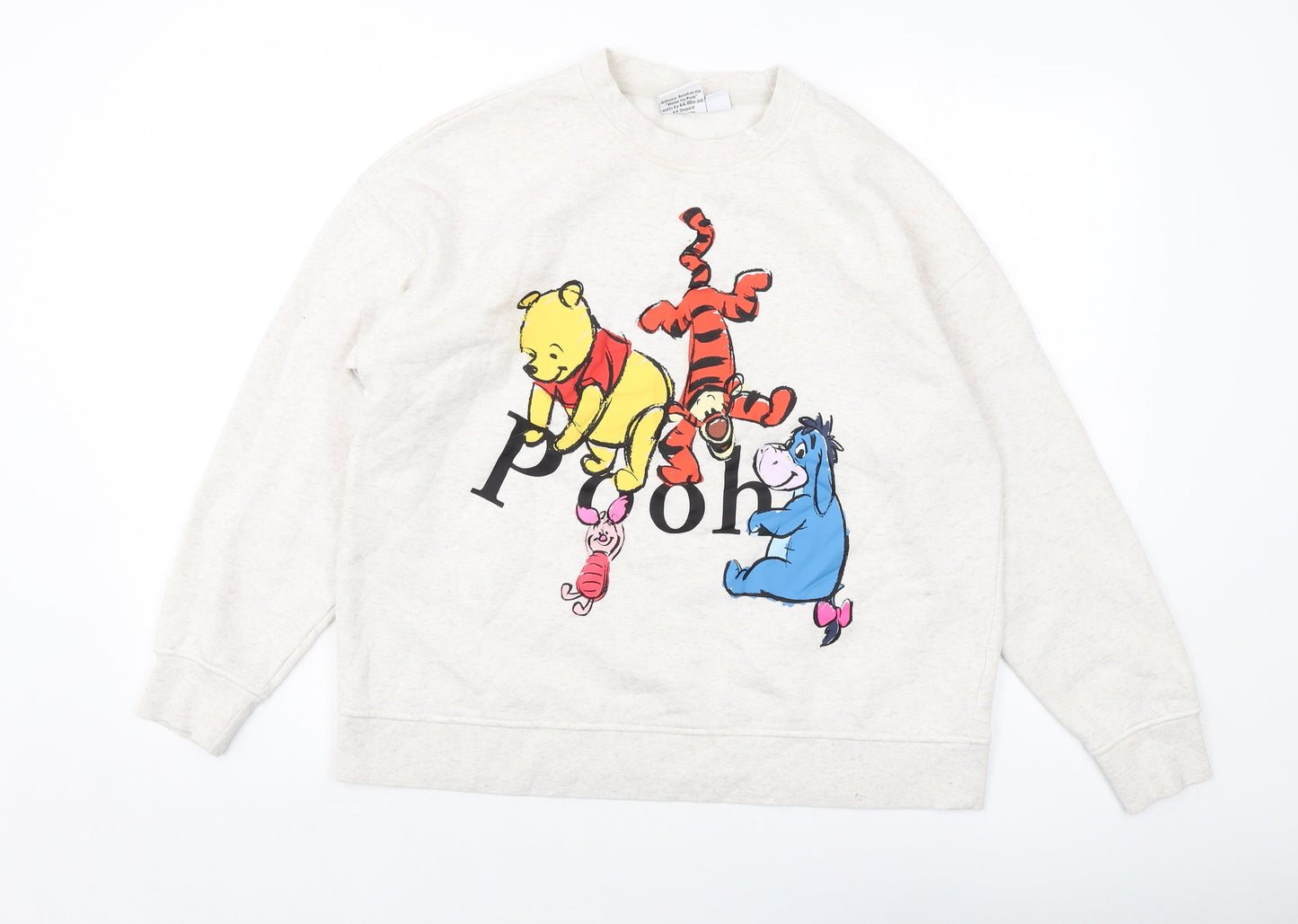 Womens UK Size 12 Disney Ivory Pullover Sweatshirt