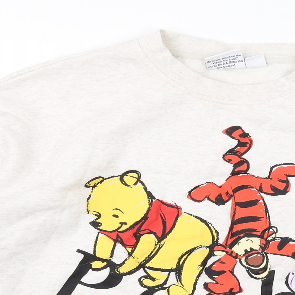 Womens UK Size 12 Disney Ivory Pullover Sweatshirt