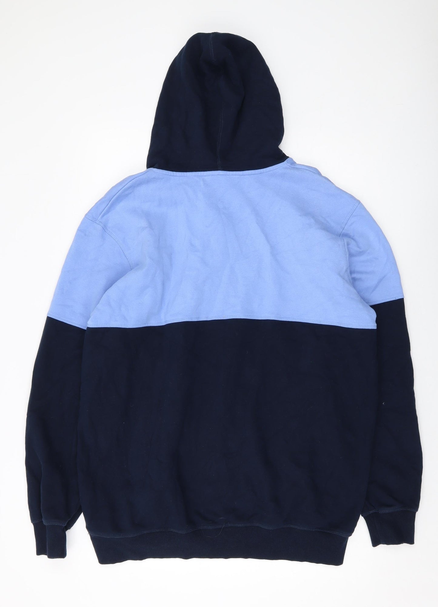 Mens UK Size XL Cotton Traders Blue Pullover Hoodie