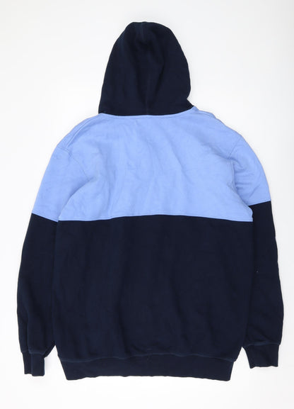 Mens UK Size XL Cotton Traders Blue Pullover Hoodie