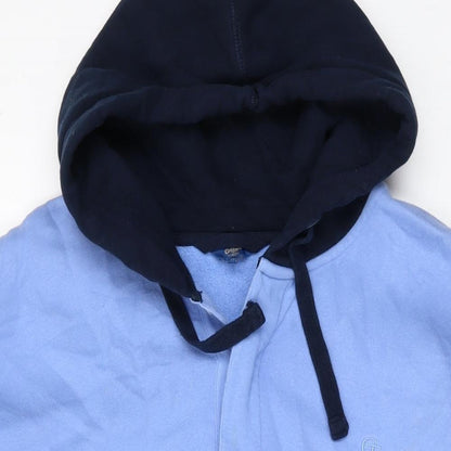 Mens UK Size XL Cotton Traders Blue Pullover Hoodie