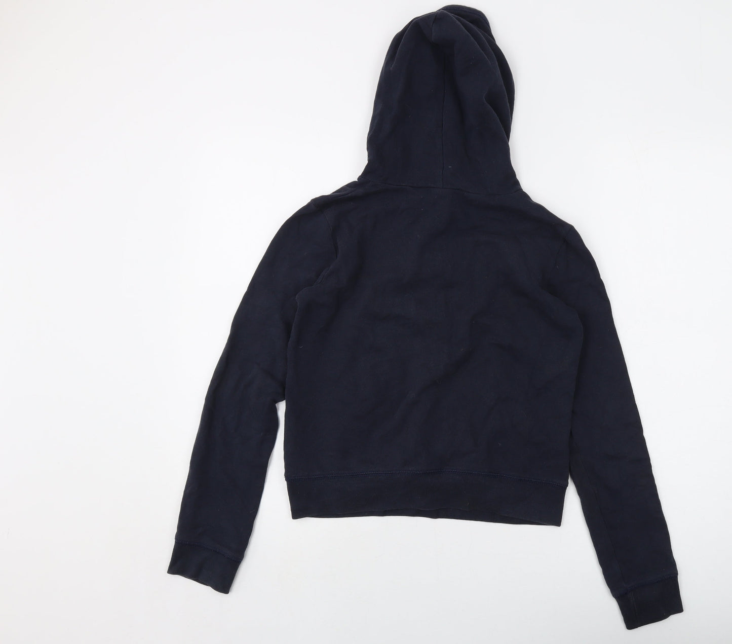 Hollister Womens Blue Cotton Pullover Hoodie Size XS Pullover