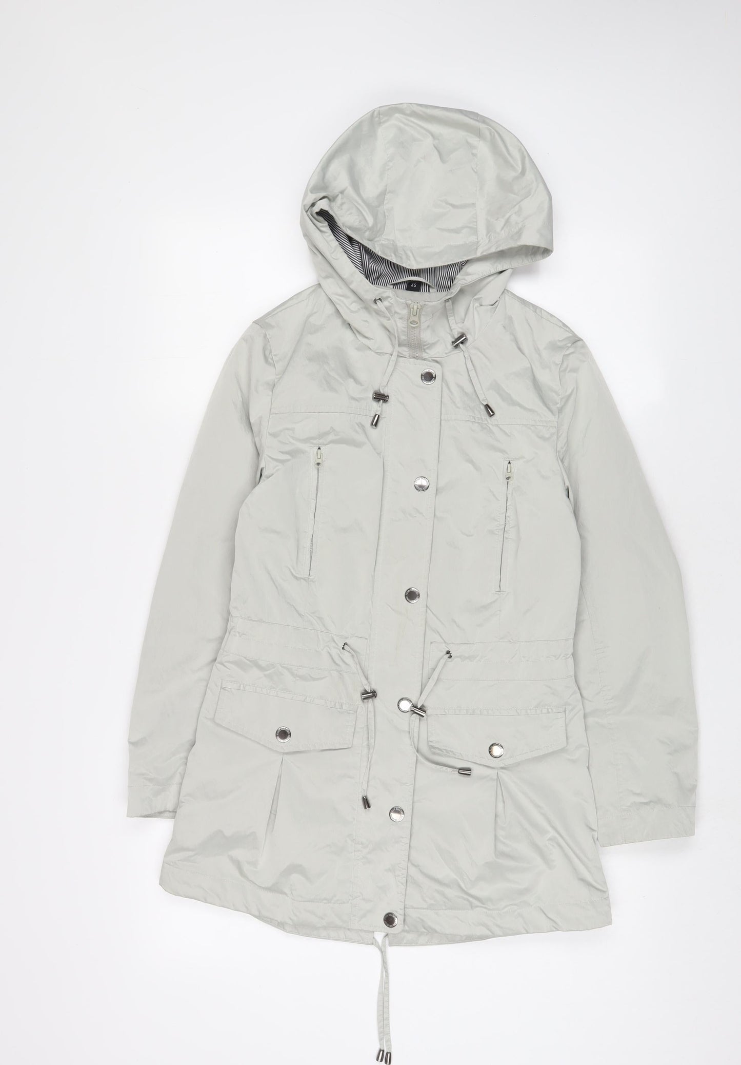 Four Seasons Womens Grey Jacket Coat Size XS Zip