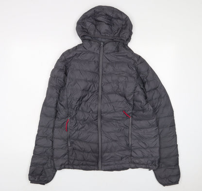 Womens UK Size 14 Hi Gear Grey Puffer Jacket