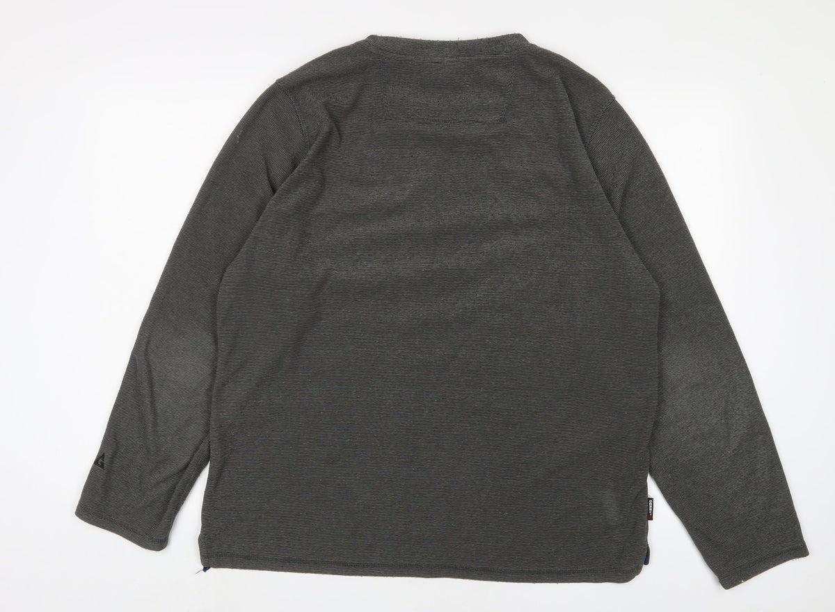 Gerry Mens Grey Polyester Pullover Sweatshirt Size L