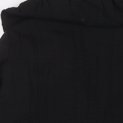 Jean Marc Phillips Womens Black Jacket Coat Size 8 Button