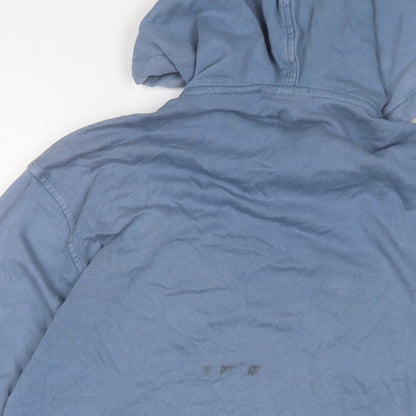 Timberland Mens Blue Cotton Full Zip Hoodie Size S