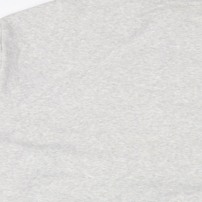 Brand and care label for Mickey Mouse women’s grey cotton pullover sweatshirt, size UK 20, pullover - christmas