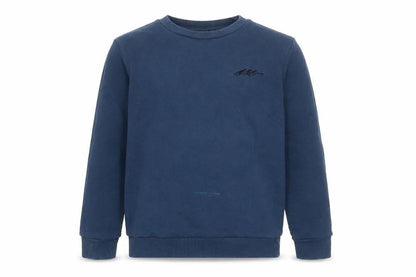 Next Boys Blue Cotton Pullover Sweatshirt Size 11 Years Pullover - Logo, Embroidered