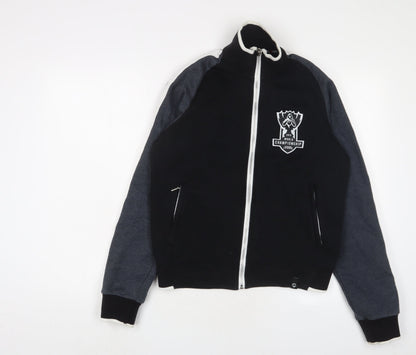 2015 World Championship Mens Black Cotton Full Zip Sweatshirt Size S