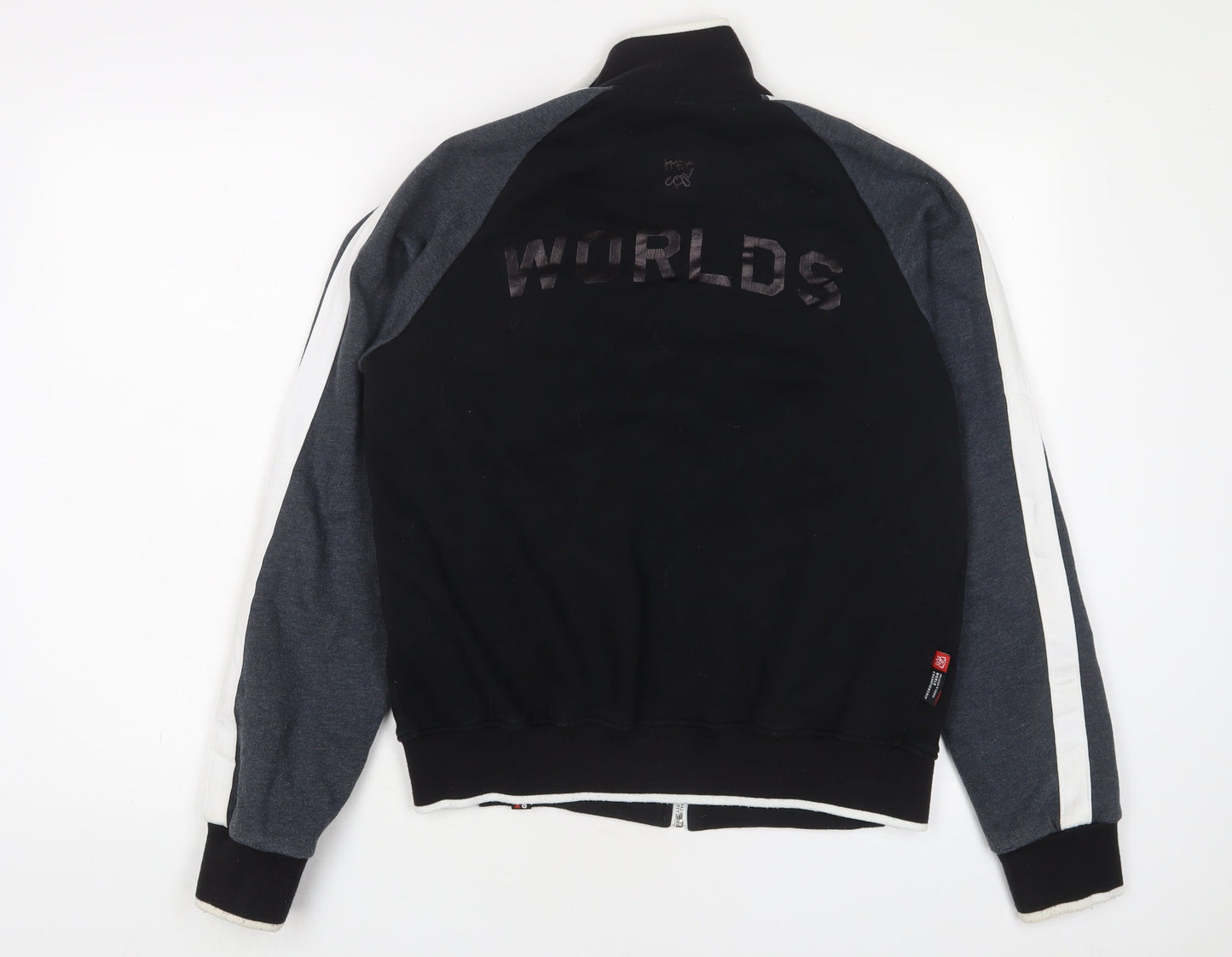 2015 World Championship Mens Black Cotton Full Zip Sweatshirt Size S