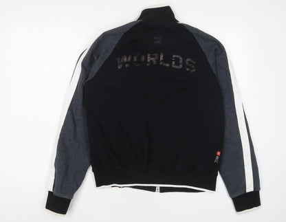 2015 World Championship Mens Black Cotton Full Zip Sweatshirt Size S