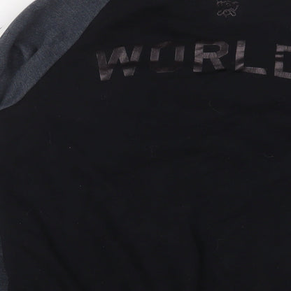 2015 World Championship Mens Black Cotton Full Zip Sweatshirt Size S