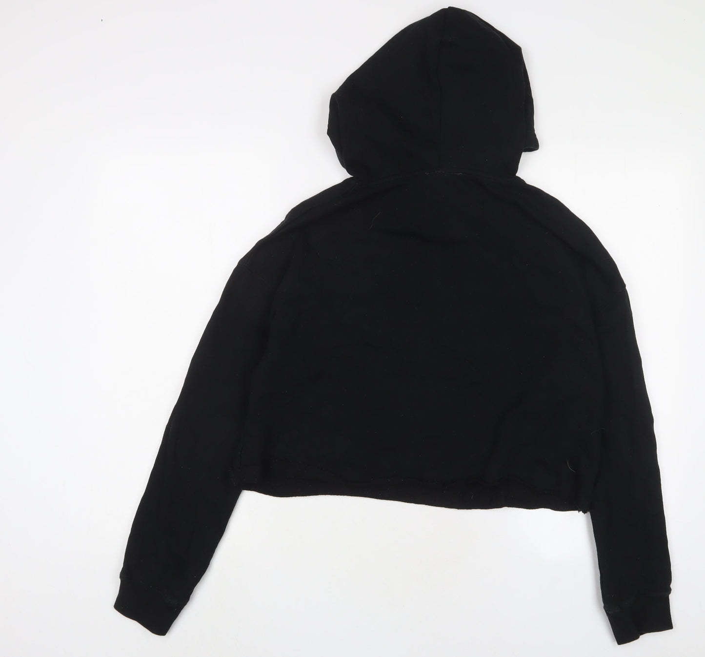 USCAPE APPAREL Womens Black Cotton Pullover Hoodie Size M Pullover - New York University