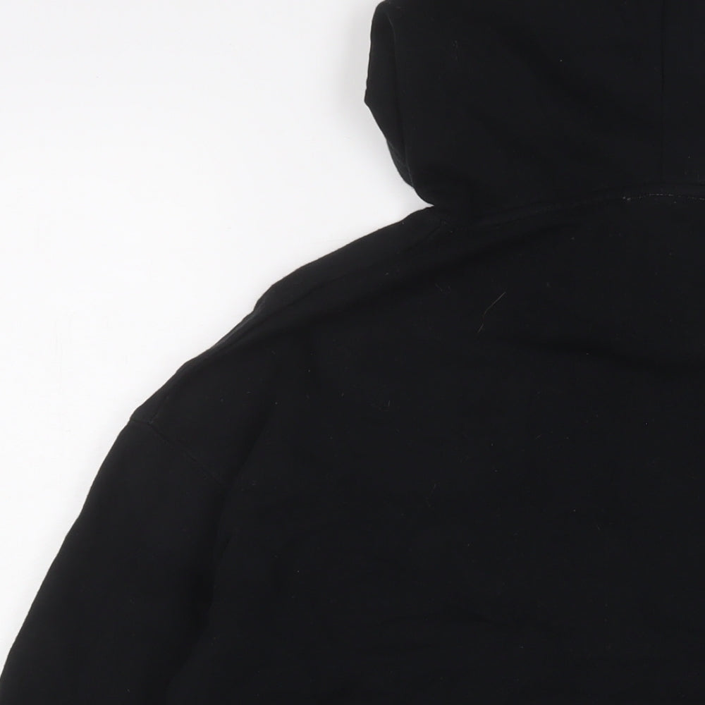 USCAPE APPAREL Womens Black Cotton Pullover Hoodie Size M Pullover - New York University