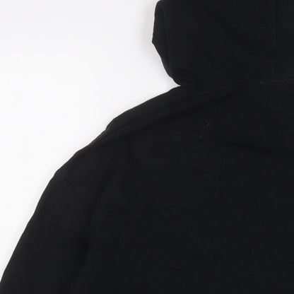 USCAPE APPAREL Womens Black Cotton Pullover Hoodie Size M Pullover - New York University