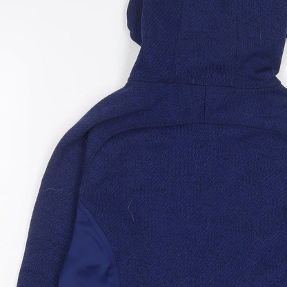 North Ridge Womens Blue Jacket Size 8 Zip - Logo, Embroidered