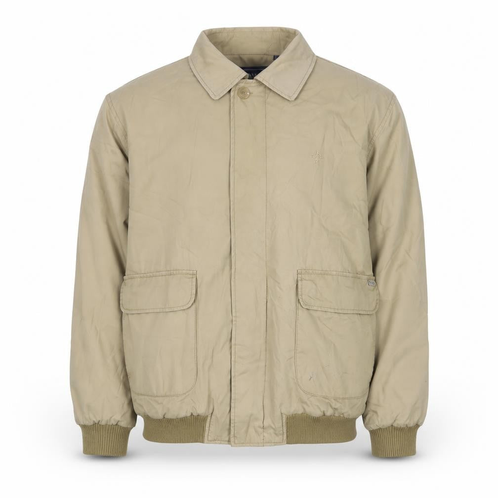 Maine New England Mens Beige Jacket Size L Zip