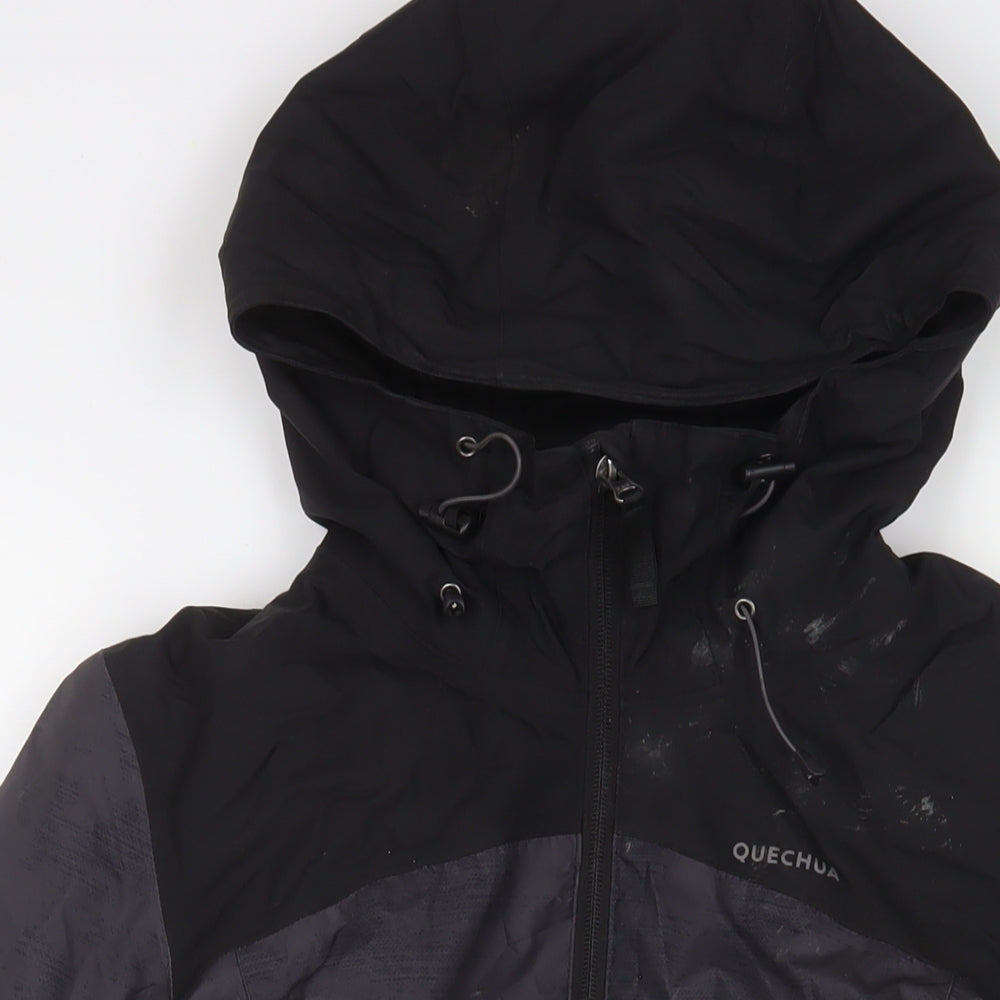 Mens UK Size M DECATHLON Grey Quilted Coat