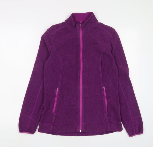 DECATHLON Womens Purple Jacket Size S Zip