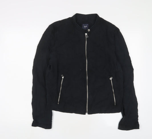 Gap Womens Black Jacket Size XL Zip