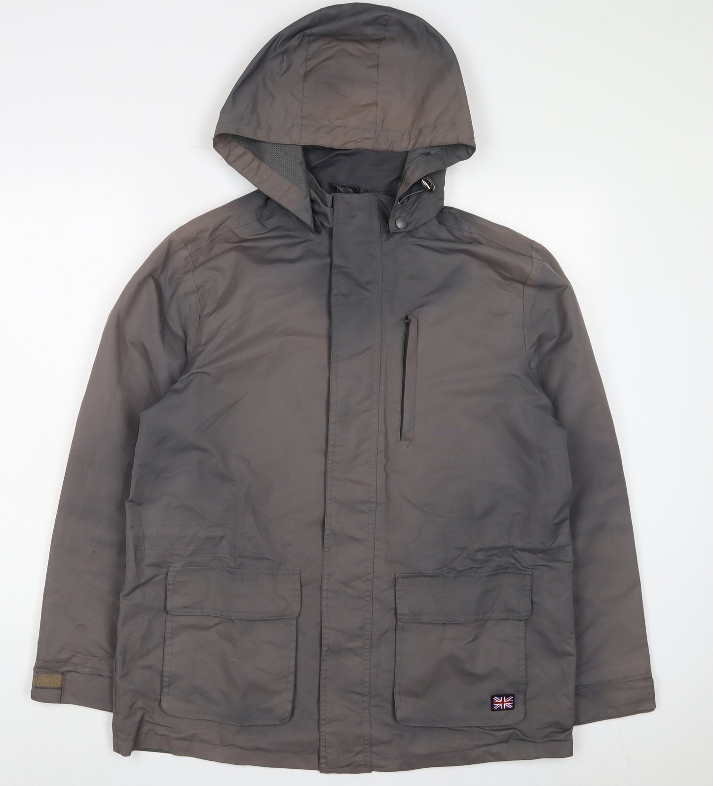 Mens UK Size M Cotton Traders Grey Jacket