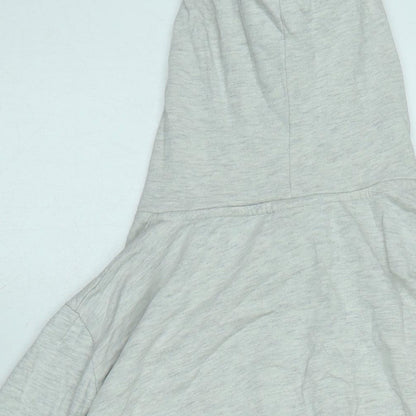 John Banner Mens Grey Cotton Pullover Hoodie Size 2XL - Logo