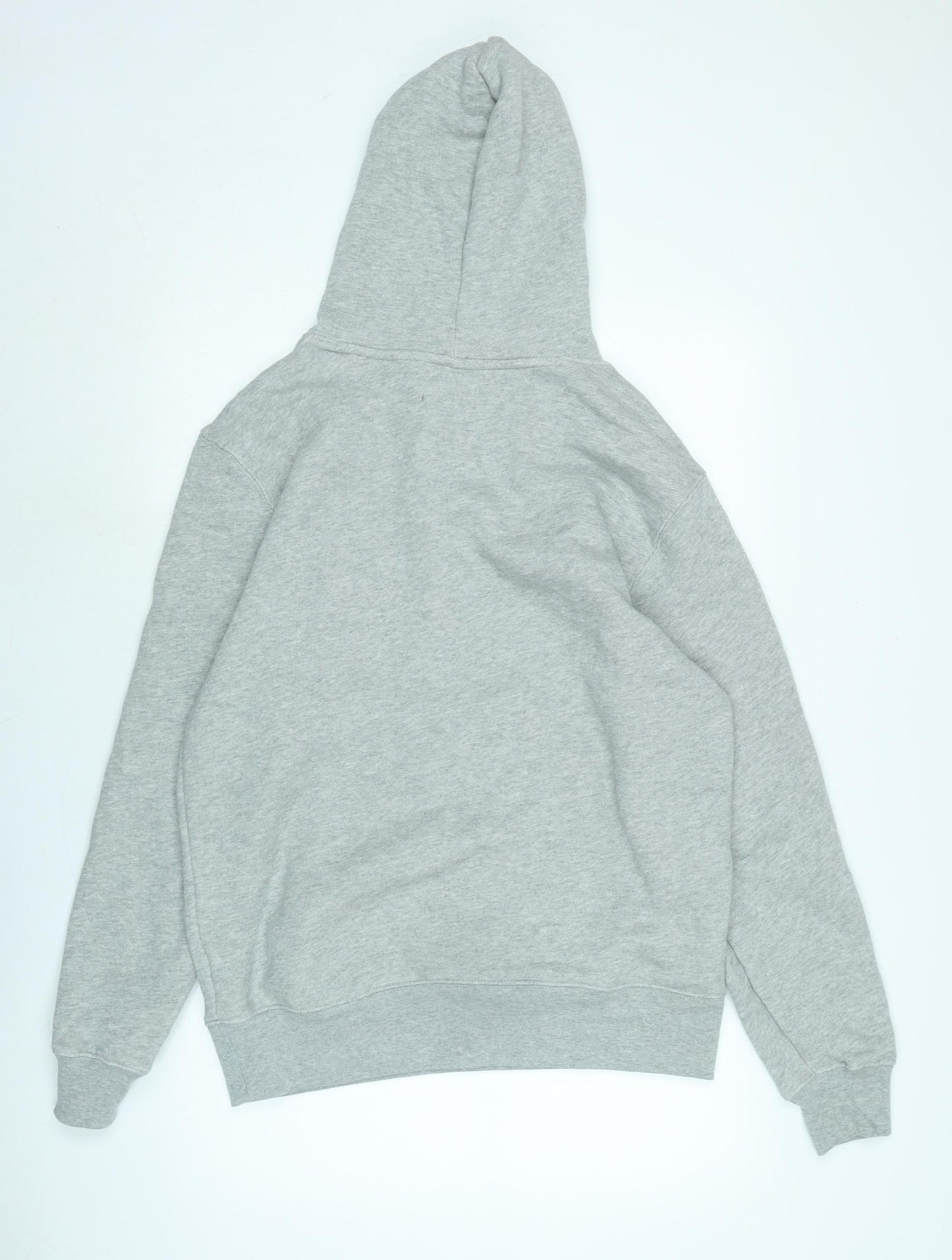 State of mind Mens Grey Polyester Pullover Hoodie Size M - Logo