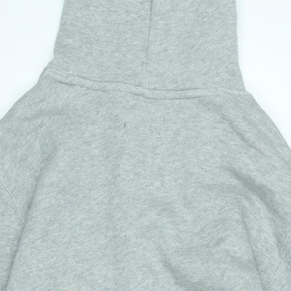State of mind Mens Grey Polyester Pullover Hoodie Size M - Logo
