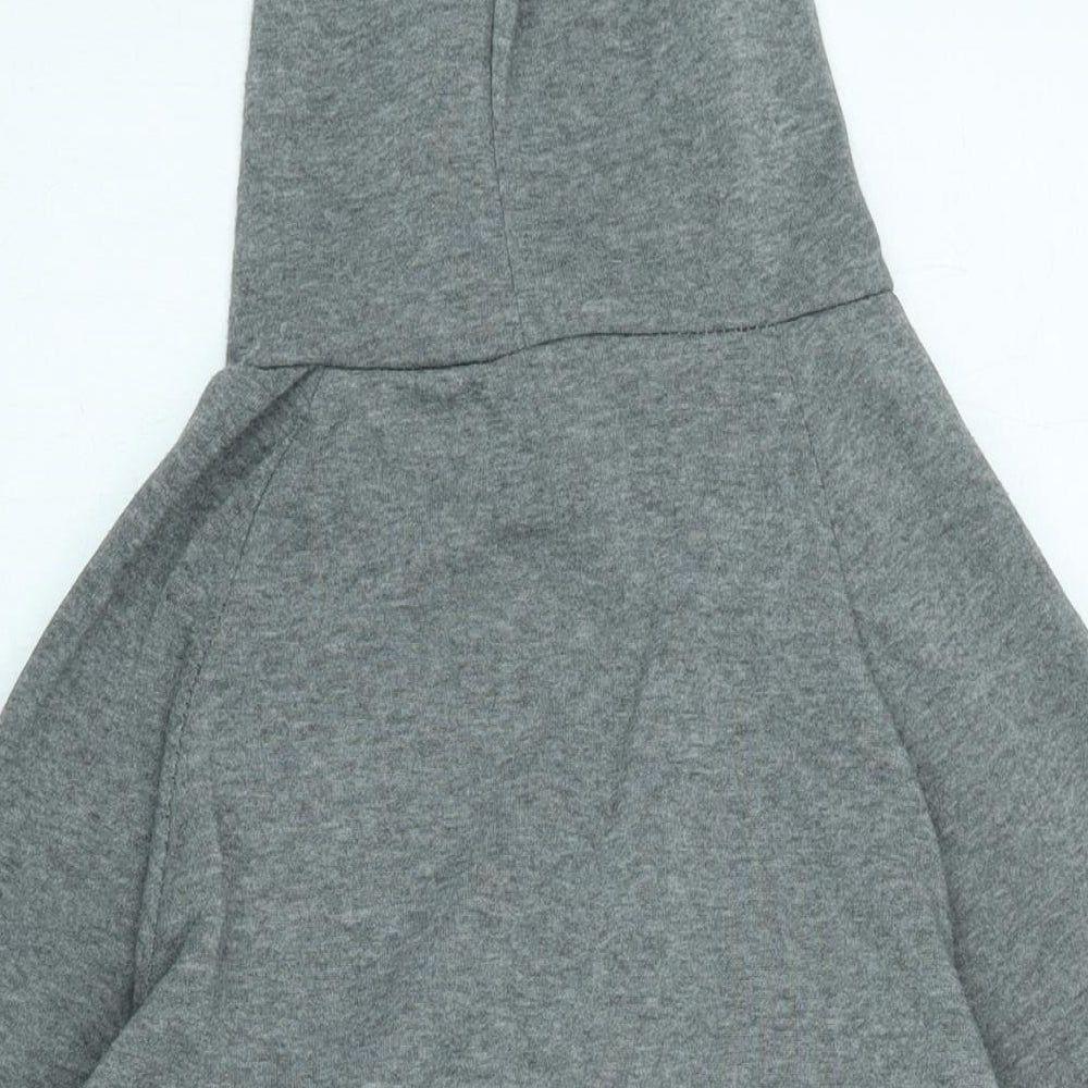 ellesse Womens Grey Polyester Pullover Hoodie Size 2XL - Logo