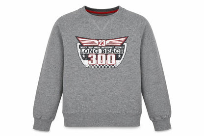 Authentic Boys Grey Polyester Pullover Sweatshirt Size S - Logo