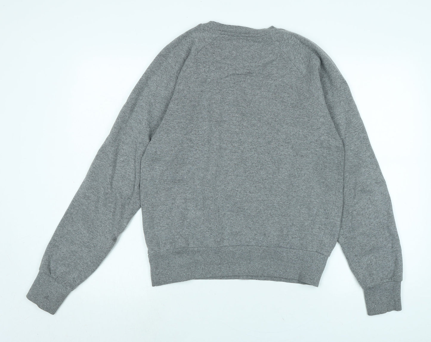 Authentic apparel Boys Grey Polyester Pullover Sweatshirt Size S - Logo